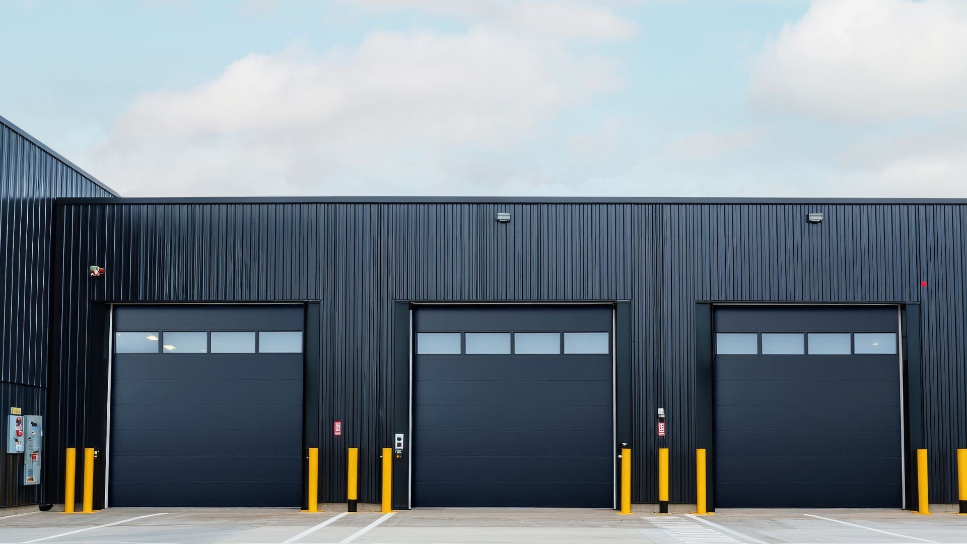 Commercial garage doors serviced by Sunshine State Garage Pros
